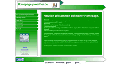 Desktop Screenshot of p-walther.de